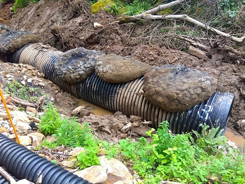 能登半島地震　工事用道路